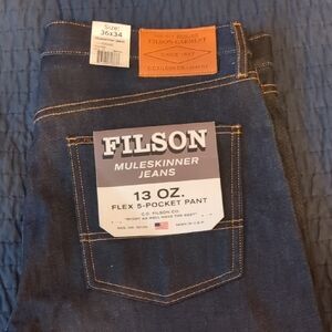 Filson MuleSkinner 13 oz. Jeans NWT 36x34